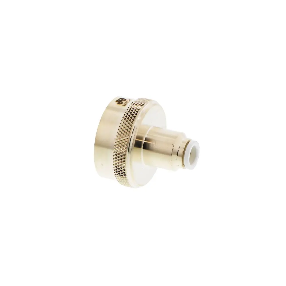 John Guest Brass Female Connector (Garden Hose) - 1/4 X 3/4 - 11.5 Nh 1