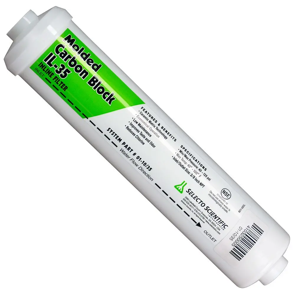 Kinetico 01-10/35 Il-35 Inline Replacement Filter Cartridge 1 Mic 1