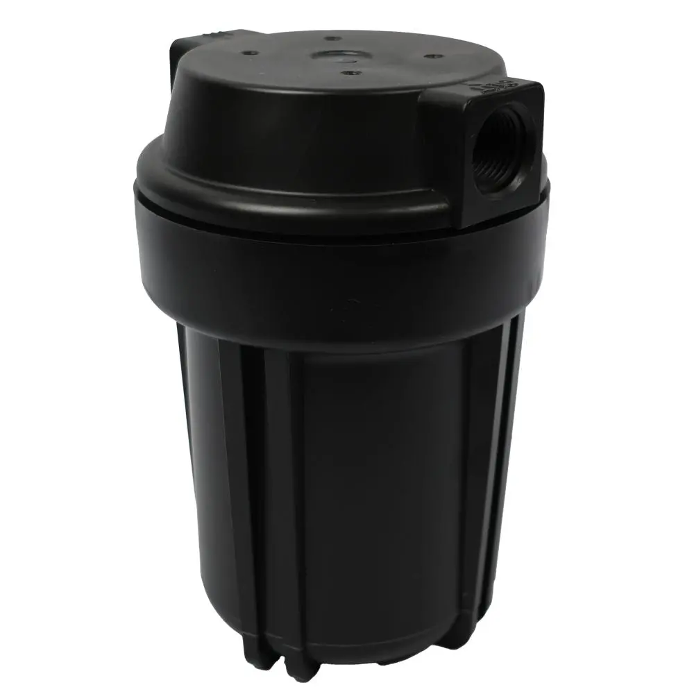 5" Neo-Pure Slimline Flat Cap Housing Black Cap/Black Sump - 1/2" 1