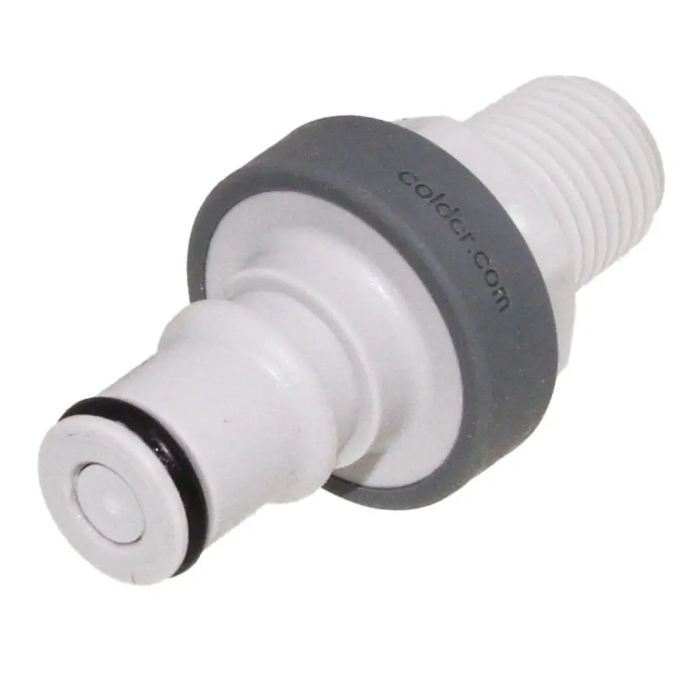 Ns4d24004bspt06 Abs Valved Male Thread Coupling Insert 1/4 Bspt 1