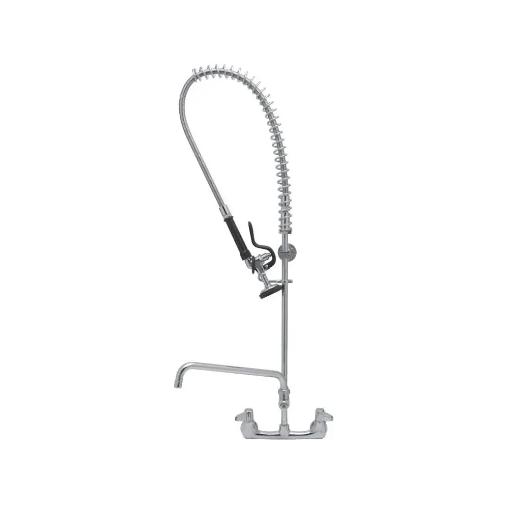 Equip By T&S Brass 5Pr-8W14 Wall Mounted Pre-Rinse Unit W/ 14” Faucet 1