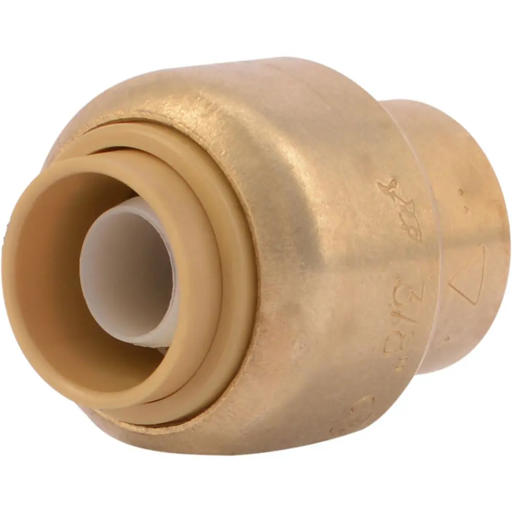 Sharkbite® U512lf Lead-Free Brass Push-To-Connect End Stop - 3/8" 1