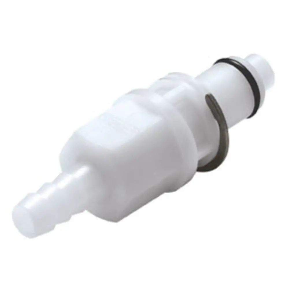 Multi-Mount Non-Valved Hose Barb Coupling Insert - 1/4 Id Barb Acetal 1