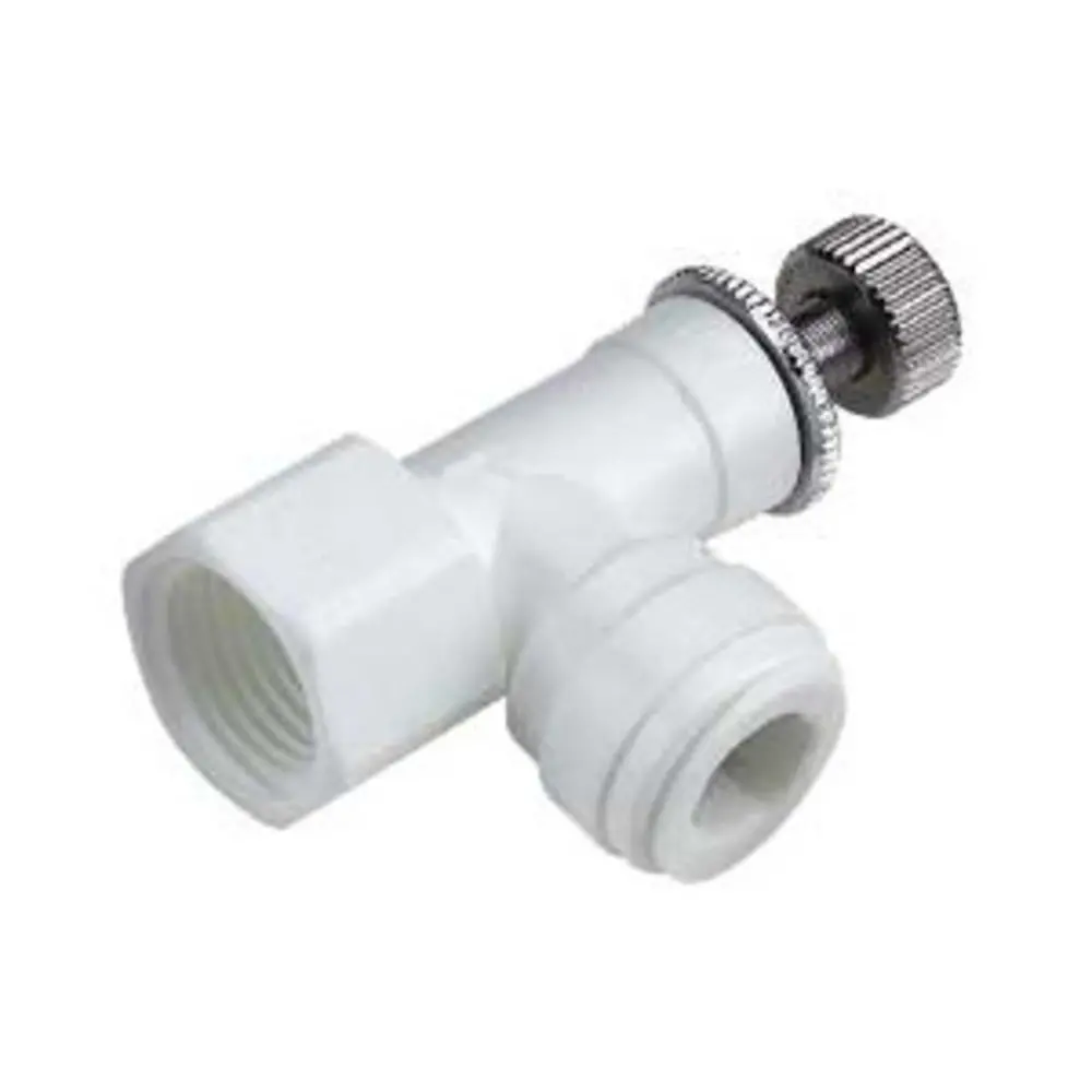 Dmfit Control Valve Female Adapter - 3/8" Push-In X 3/8" Nptf 1