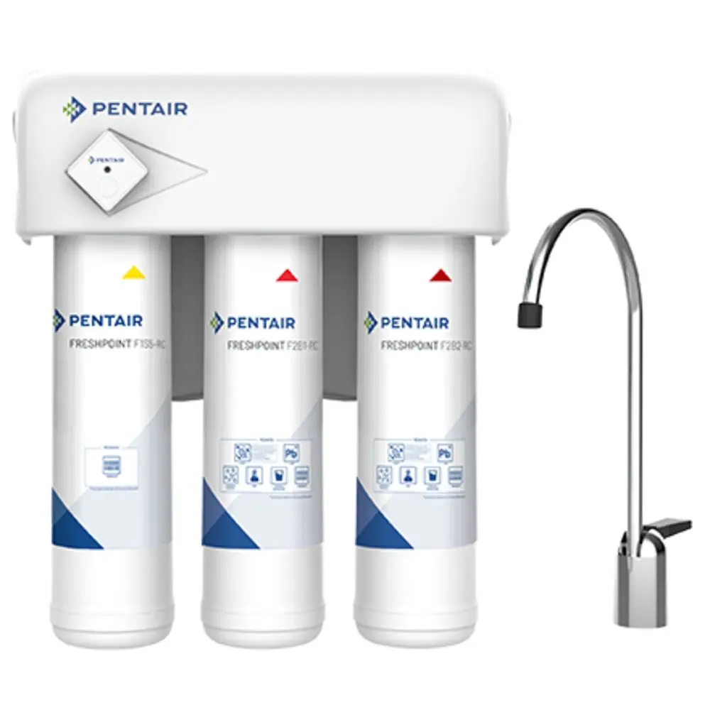 Pentair Freshpoint F3000-B2m 3-Stage Under Counter Filtration System Vocs Monitored 1