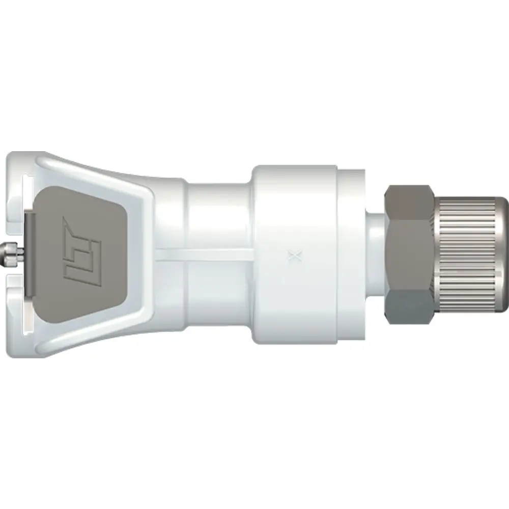 Linktech 40Ac Series Straight Female, Valved, 1/4" Ptf, Natural Acetal, Buna N 1