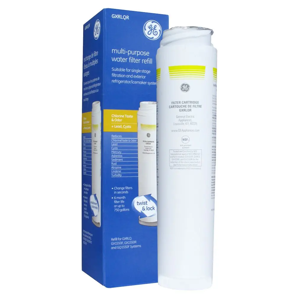 Ge Gxrlqr Twist And Lock In-Line Refrigerator/Icemaker Replacement Filter 1