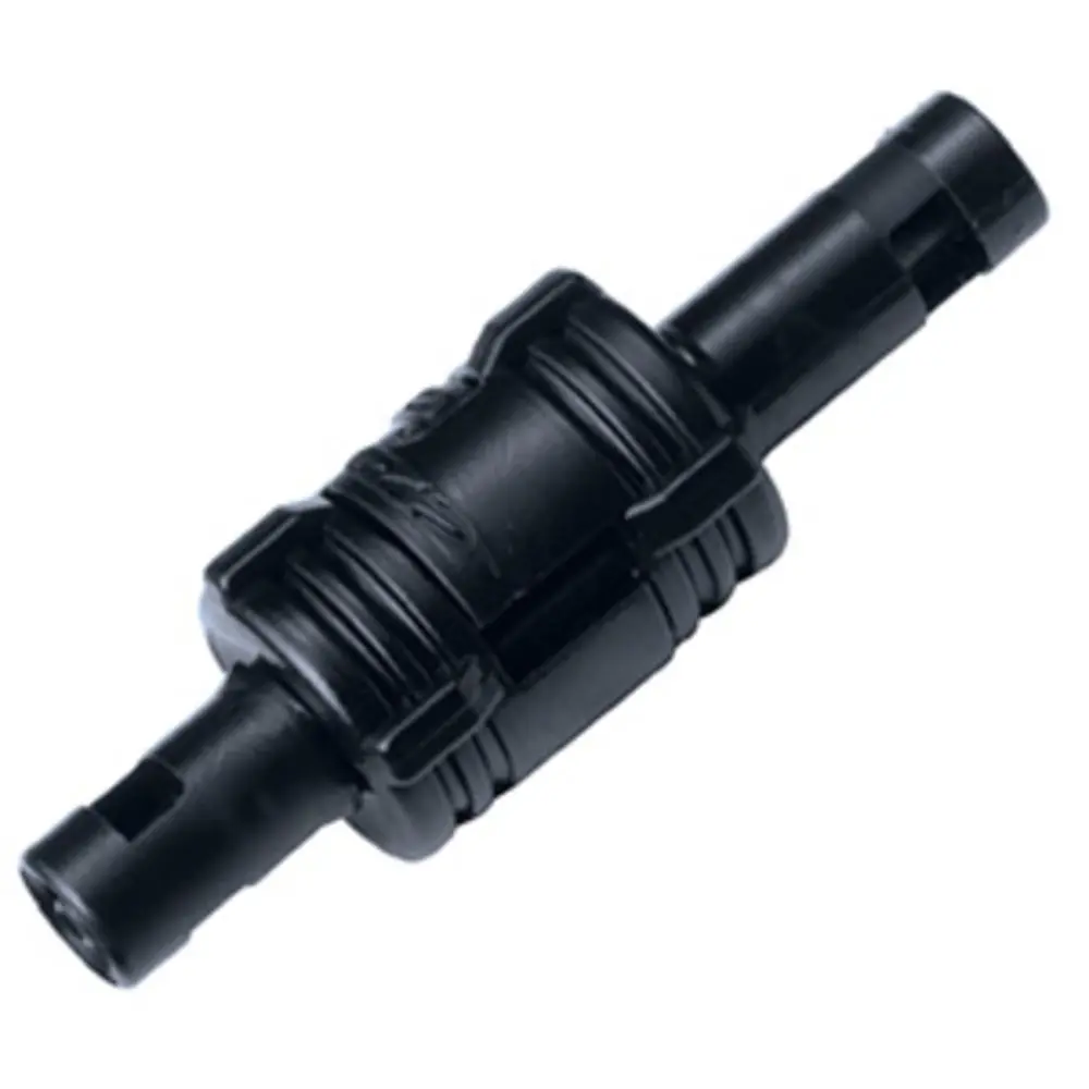 Smcd01mblk Valved Inline Hose Barb Black Coupling Set 1/16 Id Barb Black 1