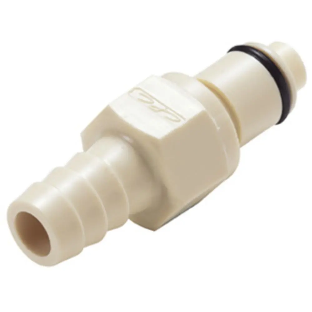 Plcd2200612 Valved In-Line Hose Barb Coupling Insert 3/8 Id Barb 1