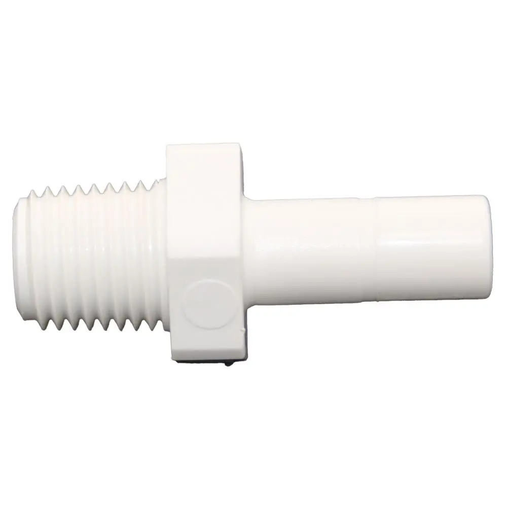 Neofit - Polypropylene Natural White Stem Adapter 3/8" Stem X 1/4" Nptf 1