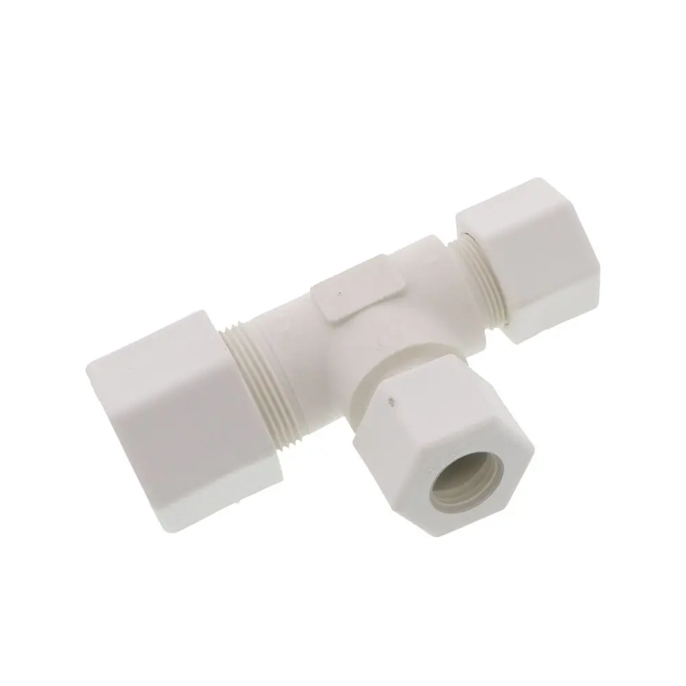 Jaco 70-14-10-P-Pg Polypropylene Union Tee 7/8 Od Tube X 7/8 Od Tube X 5/8 Od Tube 1