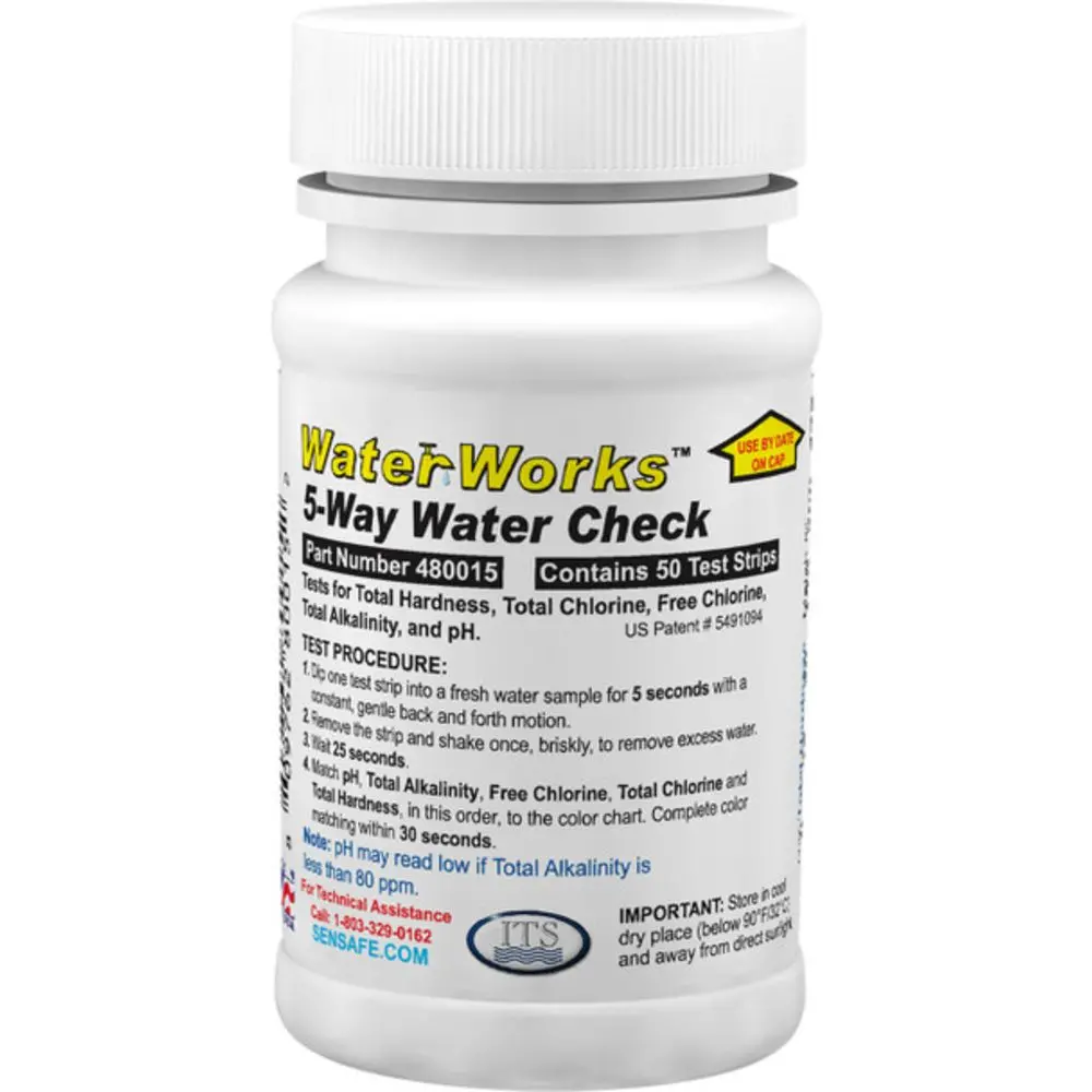 Waterworks™ 5-Way Water Check Test Strips 1
