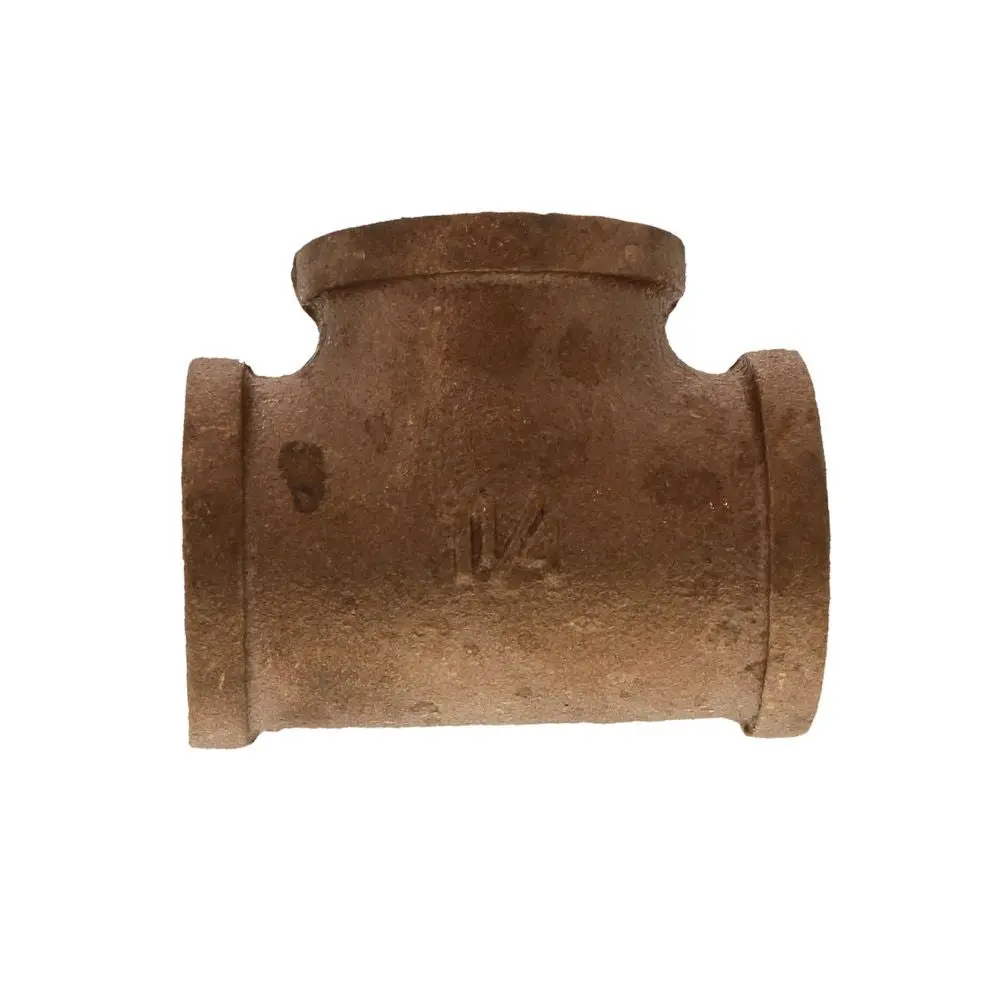 Lead-Free Brass Tee 1-1/4 Fpt X 1-1/4 Fpt  X 1-1/4 Fpt 1