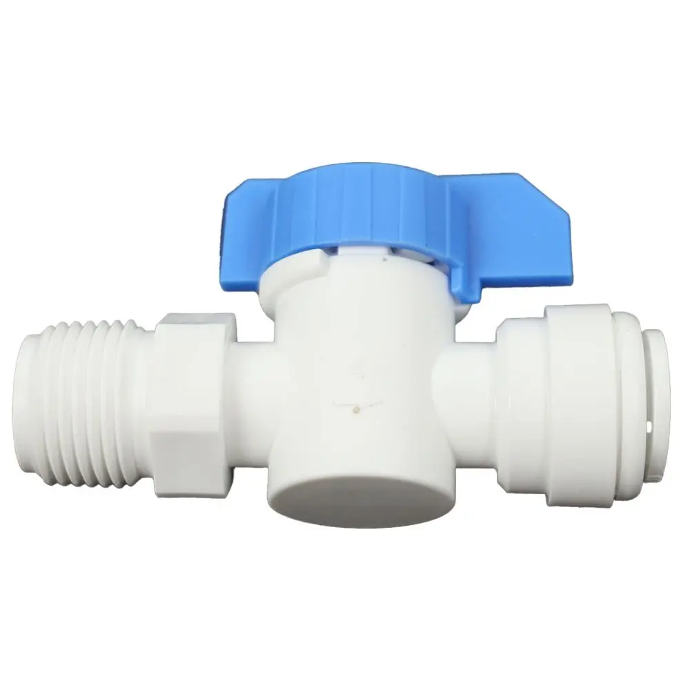 Inline Male Ball Valve 3/8 Qc X 3/8 Npt 1