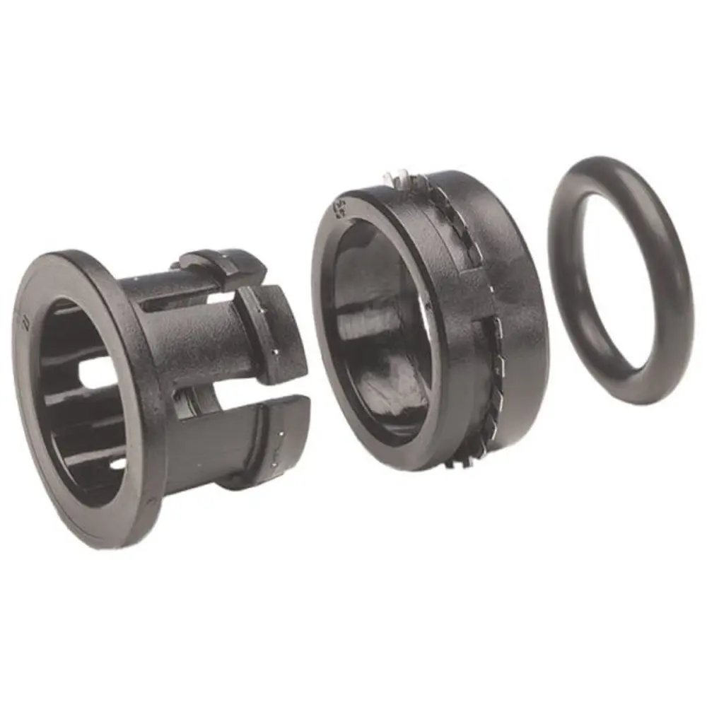 John Guest Plastic Half Cartridge - 12Mm Black Single Nitrile O-Ring 1