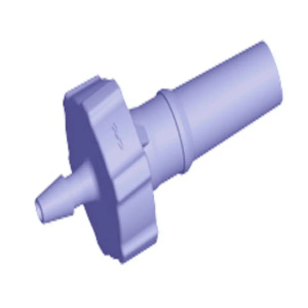 Slm2191 Luer Fitting Purple Tint Polycarbonate Male Slip Luer X 1/16 Hb 1