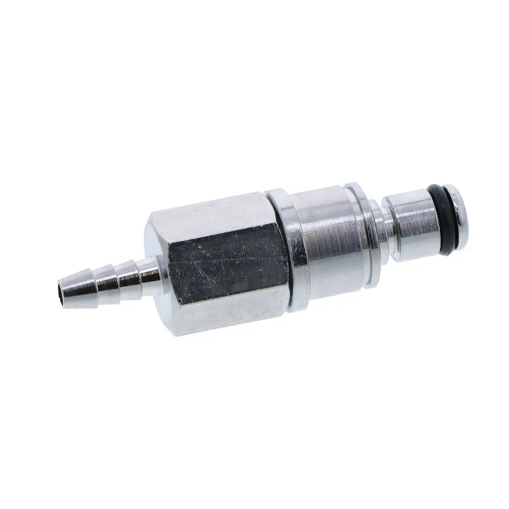 Multi-Mount Non-Valved Hose Barb Coupling Insert - 1/8 Id Barb Chrome 3