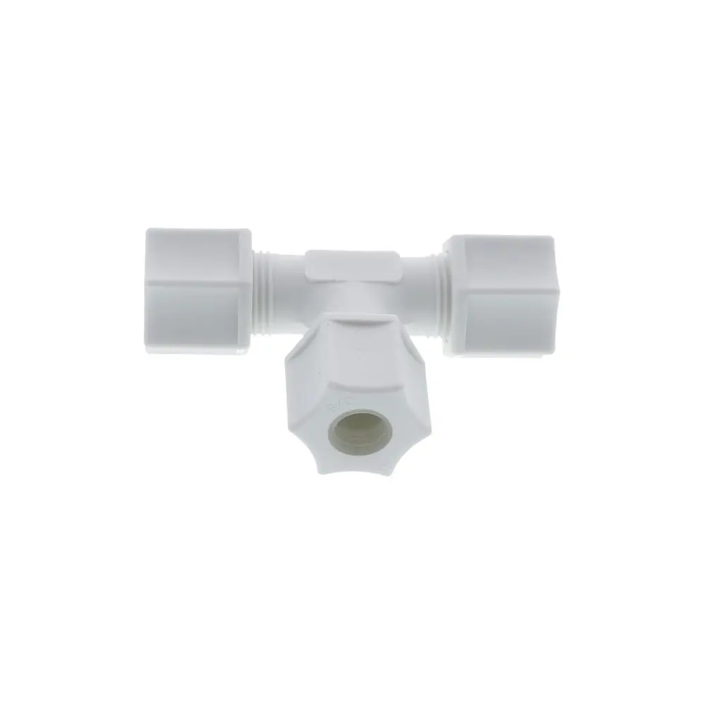 Jaco 70-6-P-Pg Polypropylene Union Tee 3/8 Od Tube X 3/8 Od Tube X 3/8 Od Tube 1