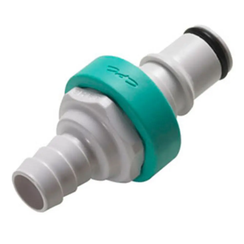 Ns4d2200406 Abs Valved In-Line Hose Barb Coupling Insert 1/4 Id Barb 1