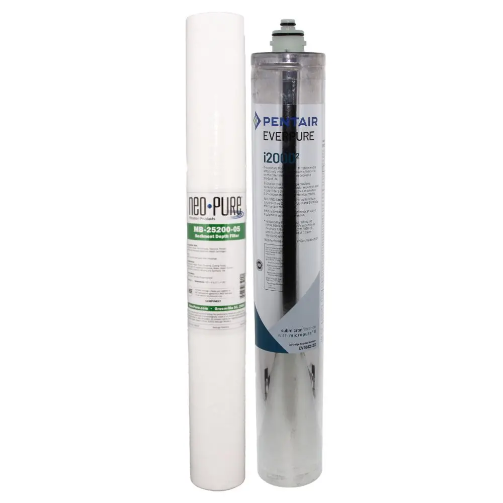 Everpure I2000 + Neo-Pure 20" Ec210 Sediment Filters 1