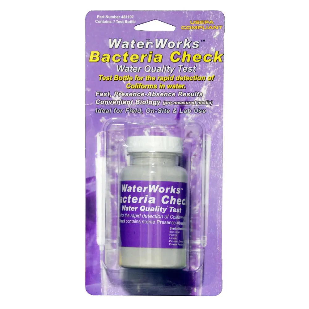 Waterworks 481197 Coliform Bacteria Check 1