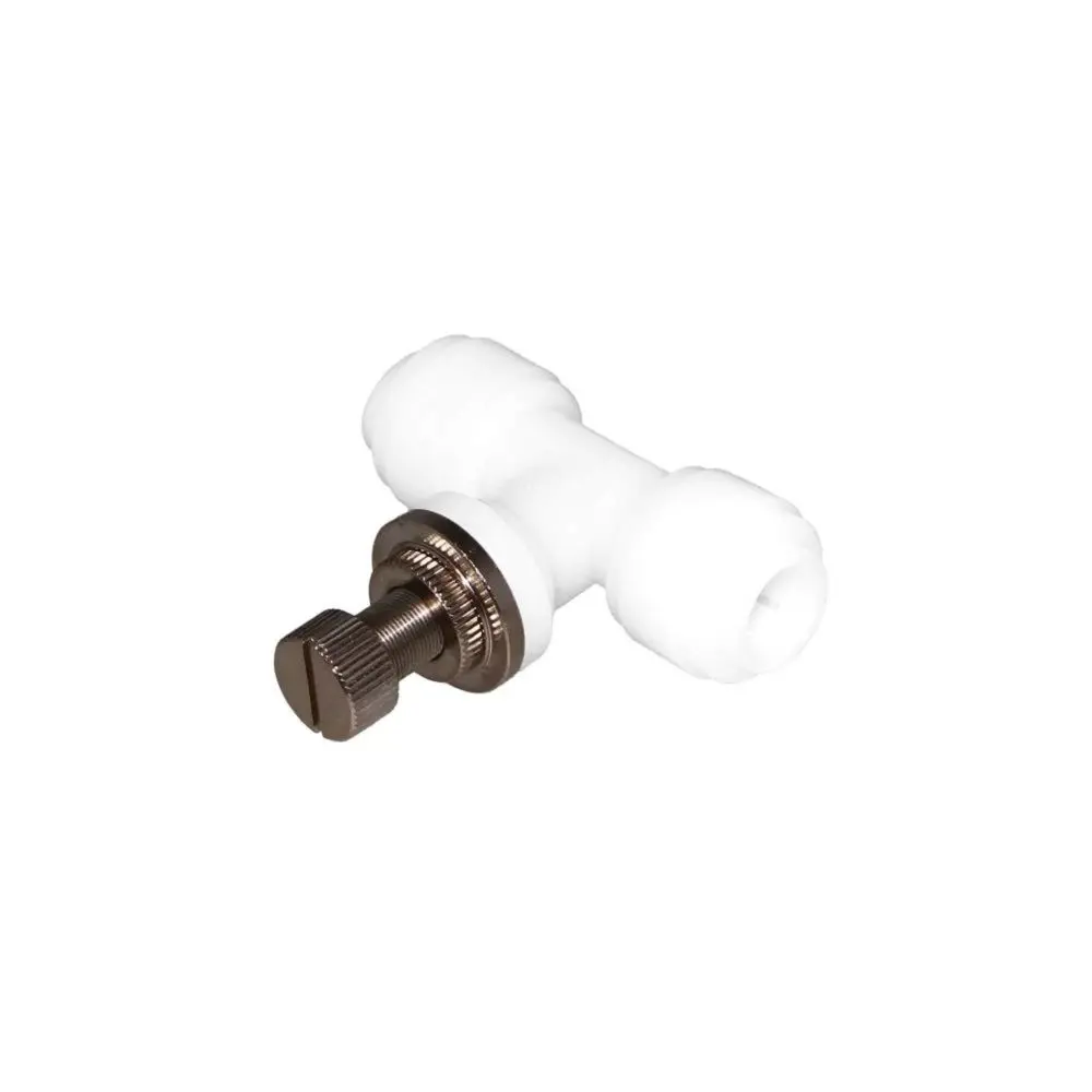 Neofit - Acetal White Flow Control Union Connector 1/4" Tube 1