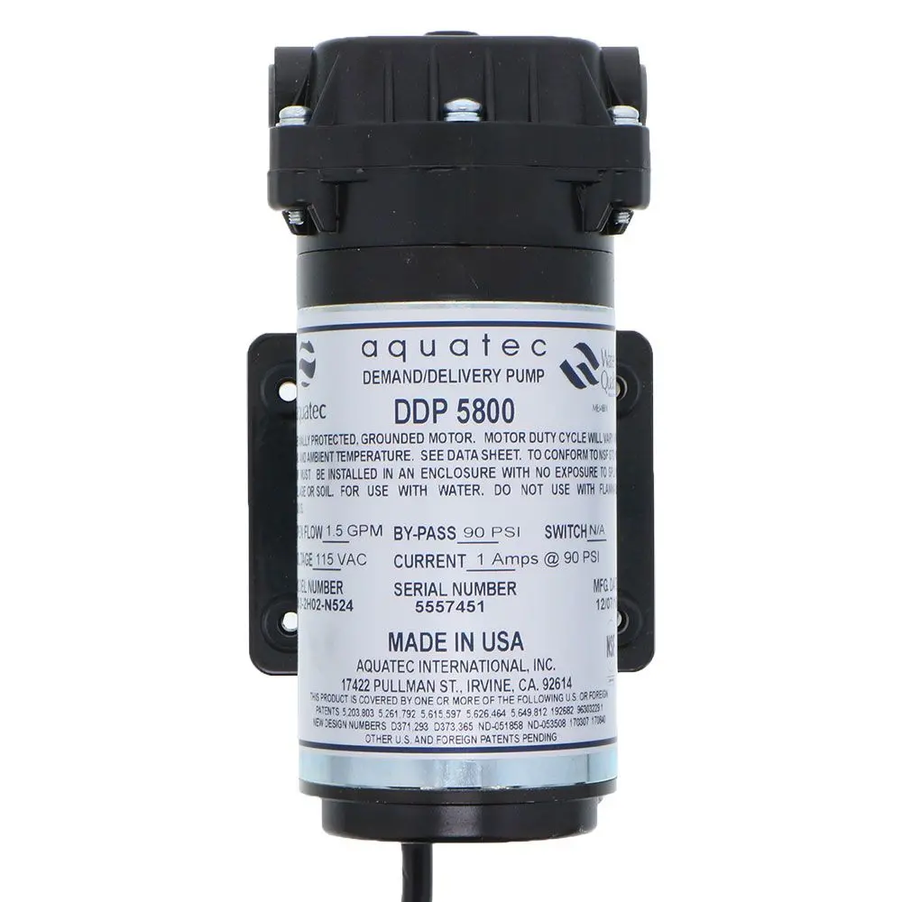 Aquatec 5853-2H02-N524 Pump 1.5 Gpm, 3/8"Jg, 115V 1