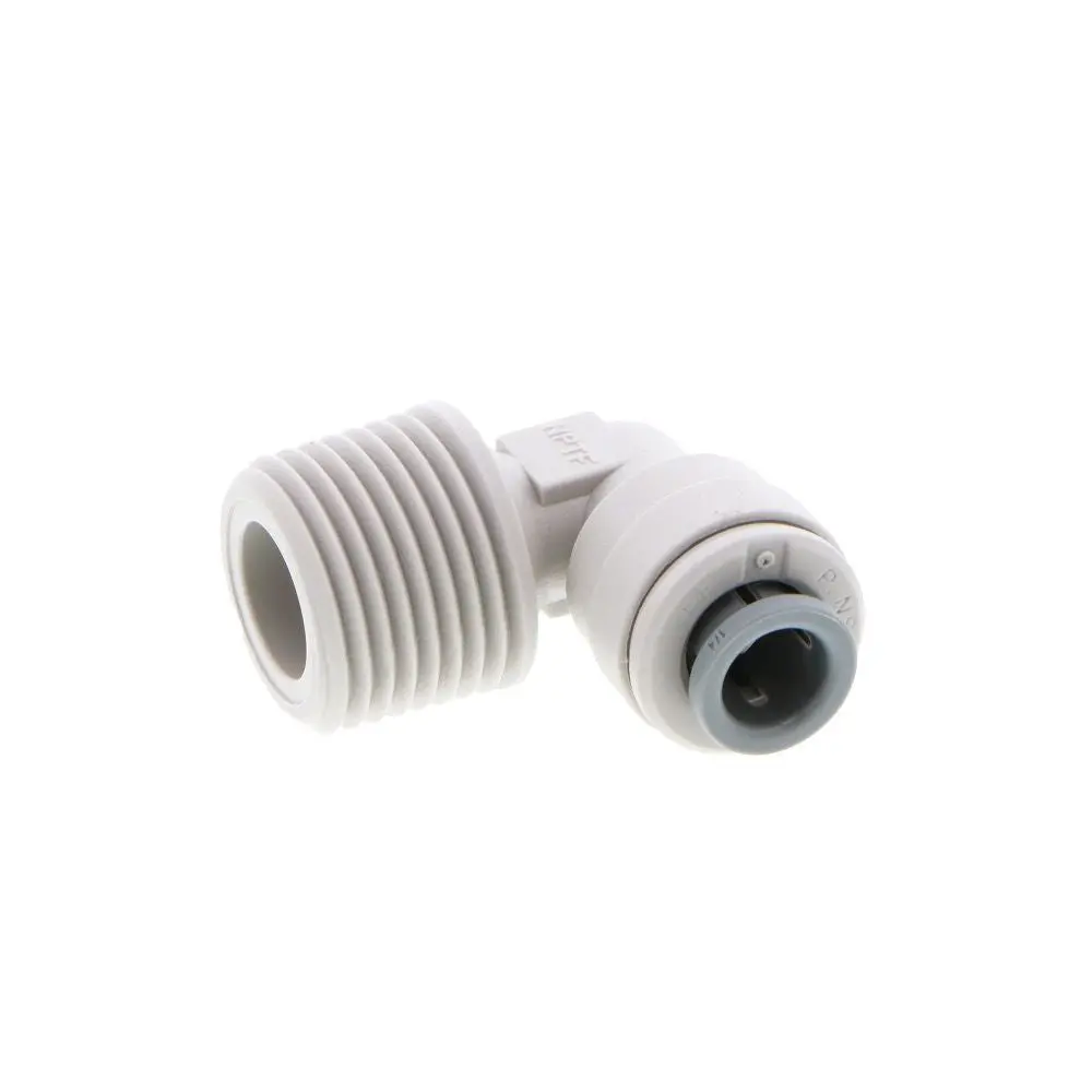 John Guest Fixed Elbow Nptf - 1/4 X 3/8  Nptf 1