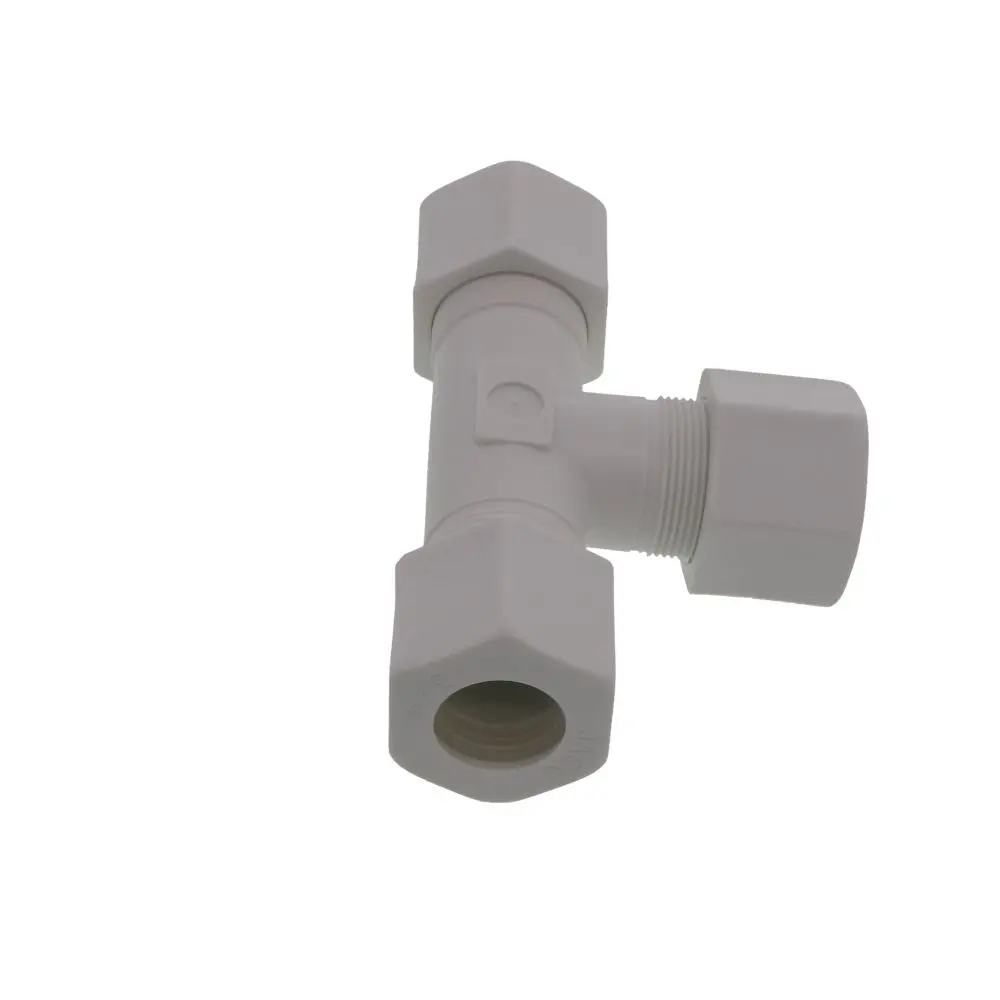 Jaco 70-12-P-Pg Polypropylene Union Tee 3/4 Od Tube X 3/4 Od Tube X 3/4 Od Tube 1