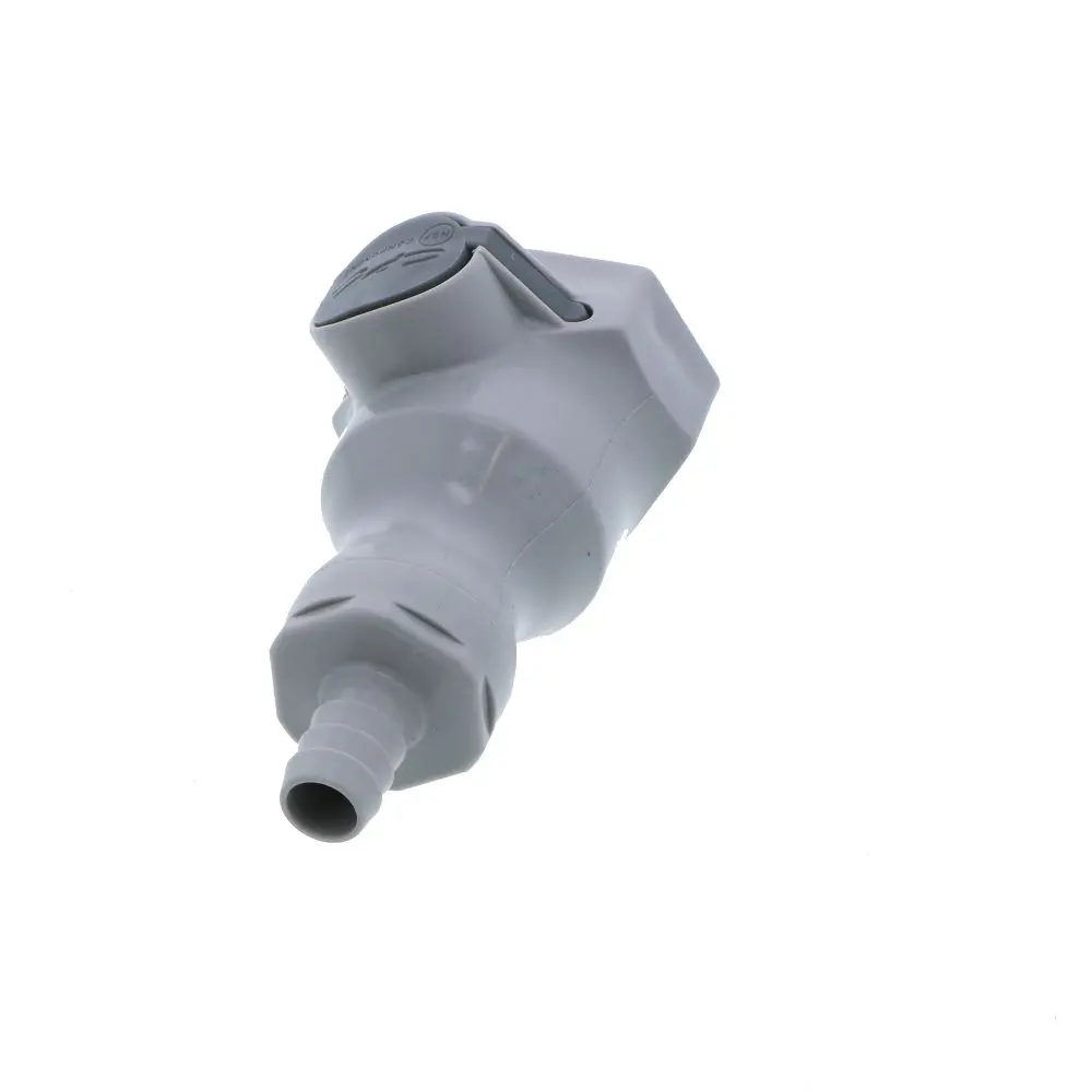 Udc Valved In-Line Hose Barb Coupling Body - 3/8 Id Barb Epdm O-Ring 1