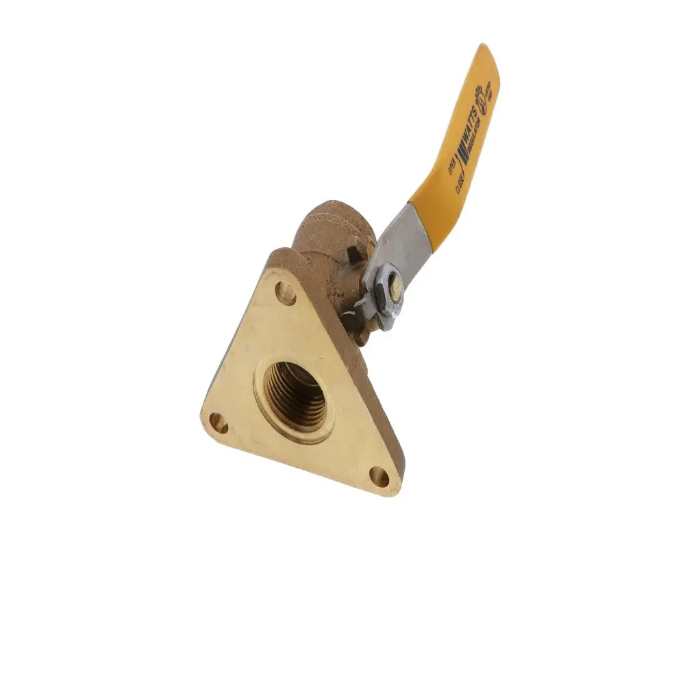 Watts Marine Bronze Full Flow Flanged Seacock With Drain Plug 2