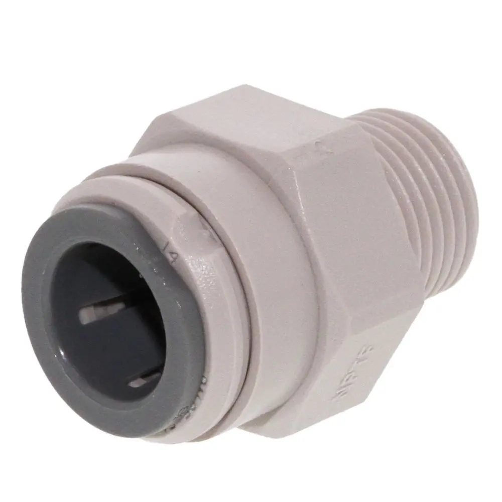 John Guest Male Connector Nptf - 1/2 X 1/2  Nptf 1