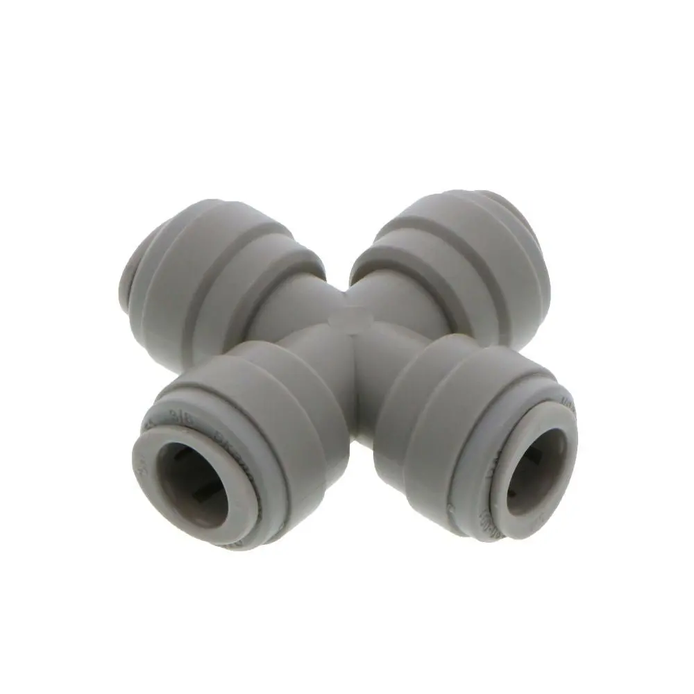 Dmfit 4-Way Cross - 3/8 Push-In 2