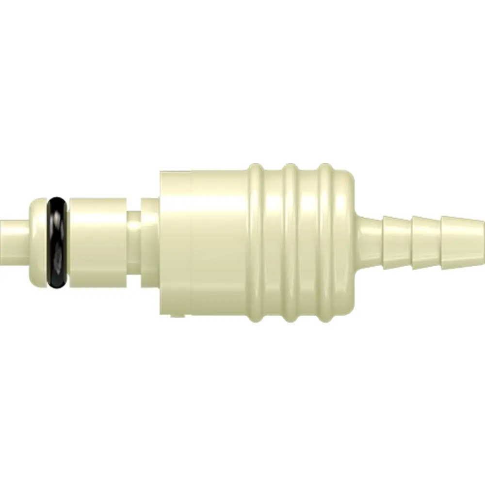 Linktech 20Ppv Inline Plug, Valved, 1/8" Hb Almond Color 1