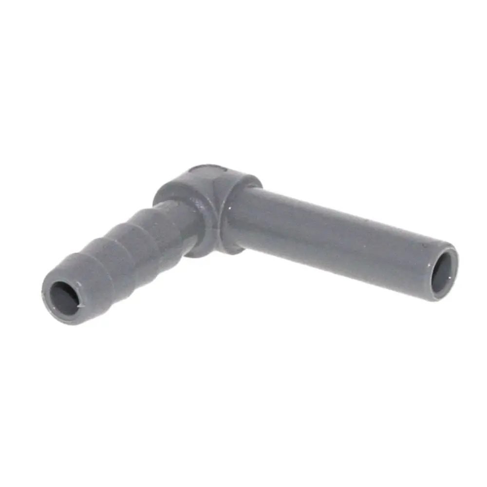 John Guest Stem Elbow Barb Connector  - 1/4 Od Stem X 1/4 Id Barb 1