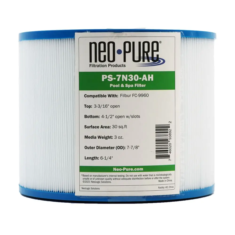 Neo-Pure Ps-7N30-Ah Pool And Spa Filter 7-7/8" X 6-1/4" 1