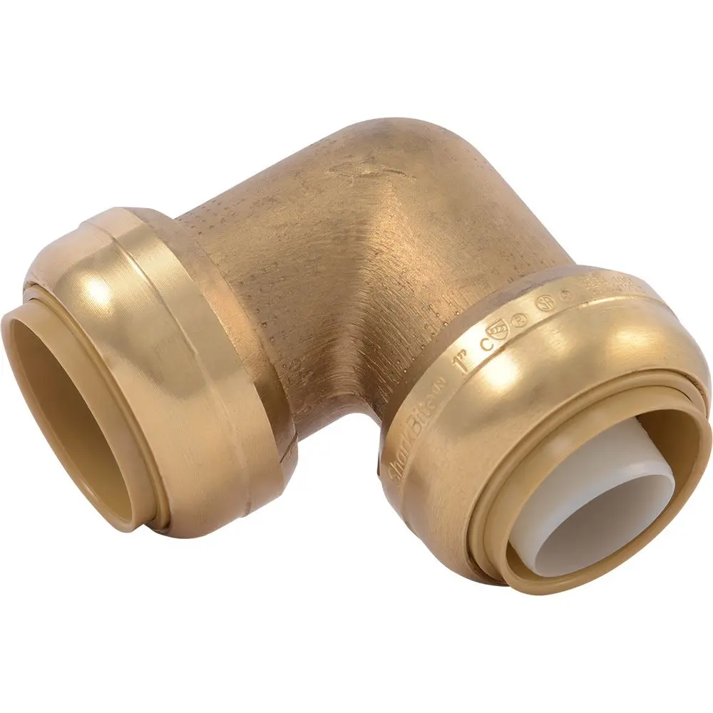 Sharkbite® U260lf Lead-Free Brass Push-To-Connect 90-Degree Elbow - 1" X 1" 1