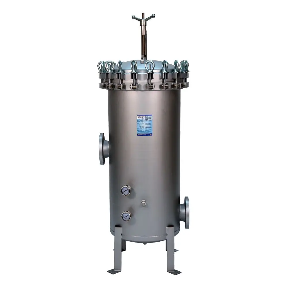 Neo-Pure Sbmj3-304L-4Fl Multi-Cartridge Jumbo Filter Housing With Swing Bolts 1
