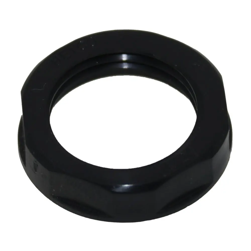 1/2" Black Nylon Locknut 1