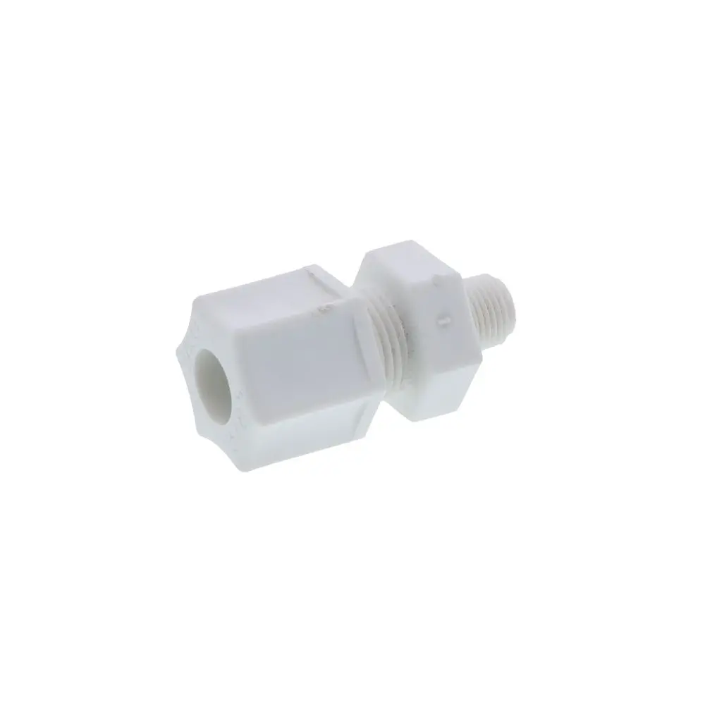 Jaco 10-6-2-P-O Polypropylene Male Connector 3/8 Od Tube X 1/8 Mpt 1