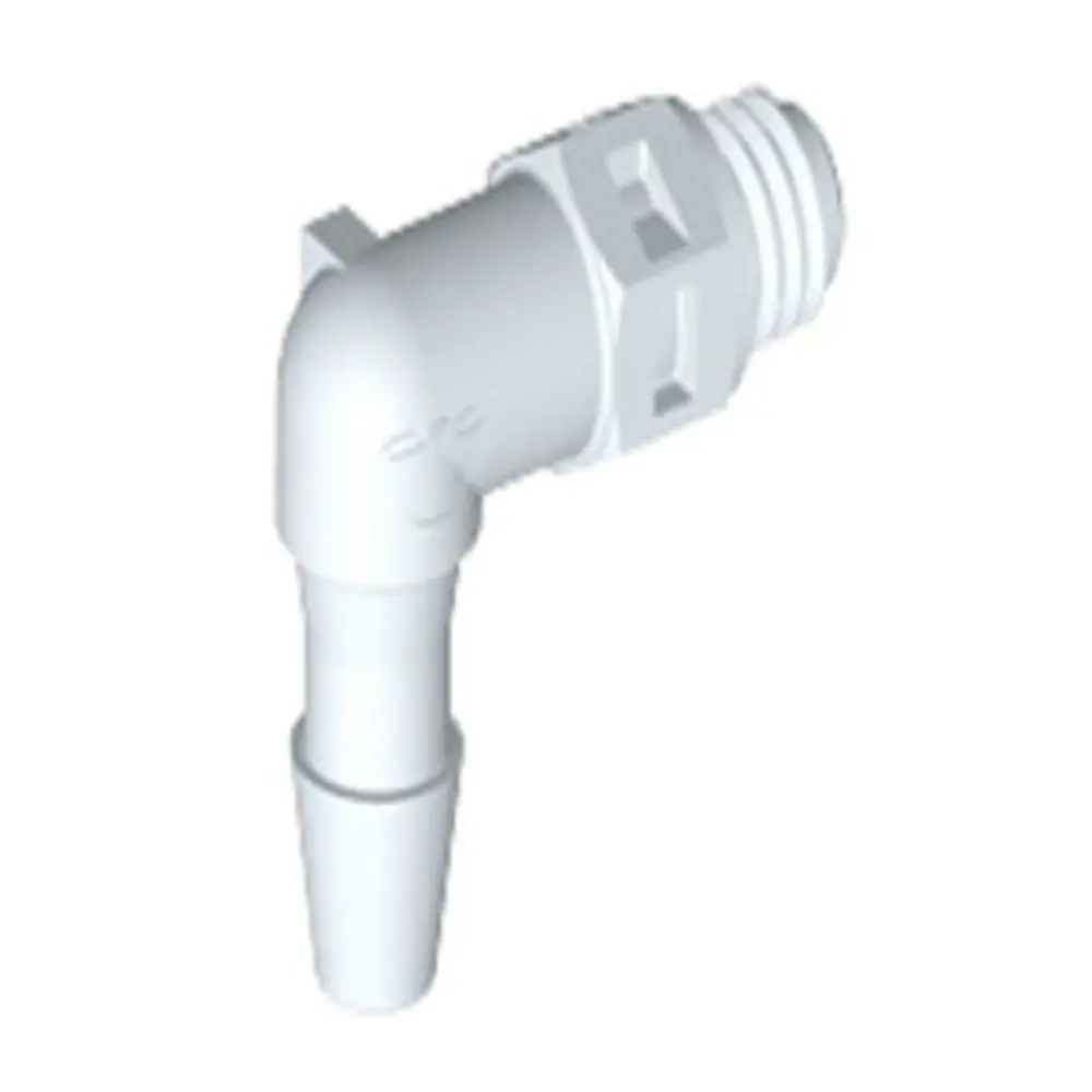Me470 Elbow Fitting Natural Pvdf Tapered 10-32 X 1/8 Hb 1