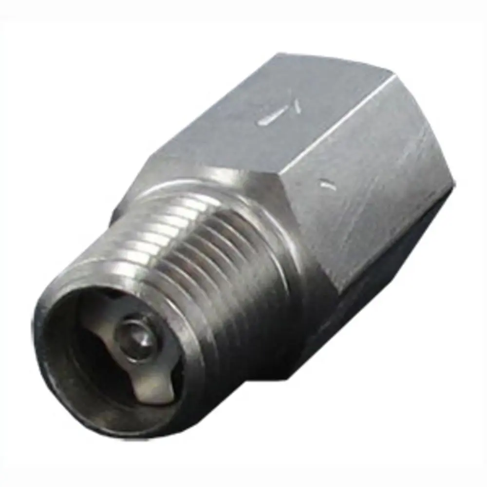 Inline Stainless Check Valve Viton O-Ring - 1/4" Mpt Inlet X 1/4" Fpt Outlet 1