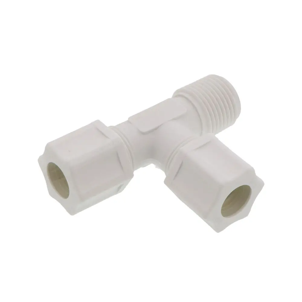Jaco 75-8-8-P-Pg Polypropylene Male Run Tee 1/2 Od Tube X 1/2 Mpt 1