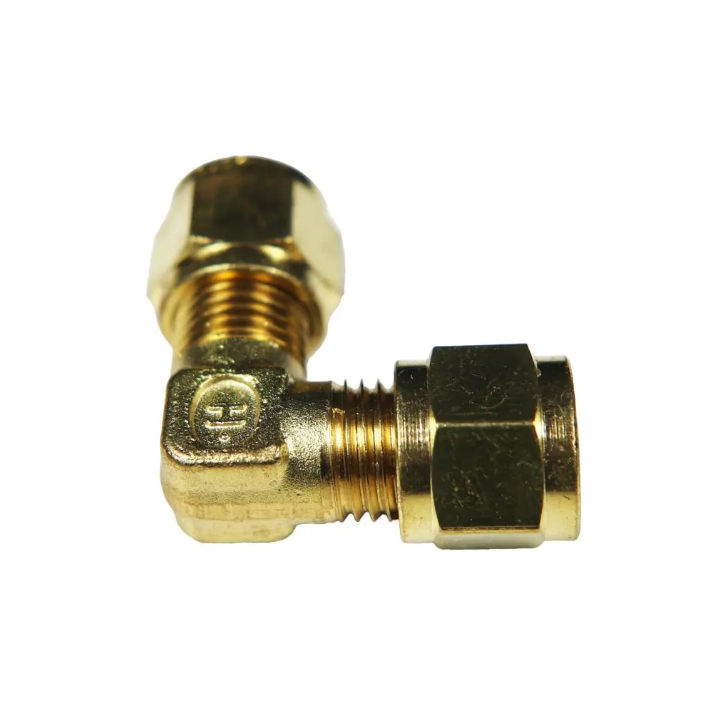 Brass Compression Union Elbow 1/4 X 1/4 Compression Lf 1