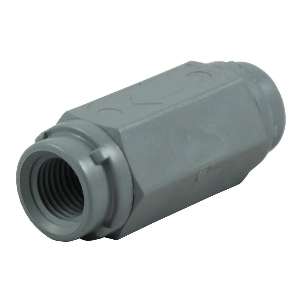 Check Valve 426 Series Pvc Gray 1/4" Fpt Viton 1