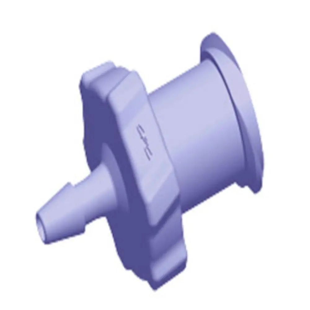 Lf3191 Luer Fitting Purple Tint Polycarbonate Female Luer X 3/32 Hb 1