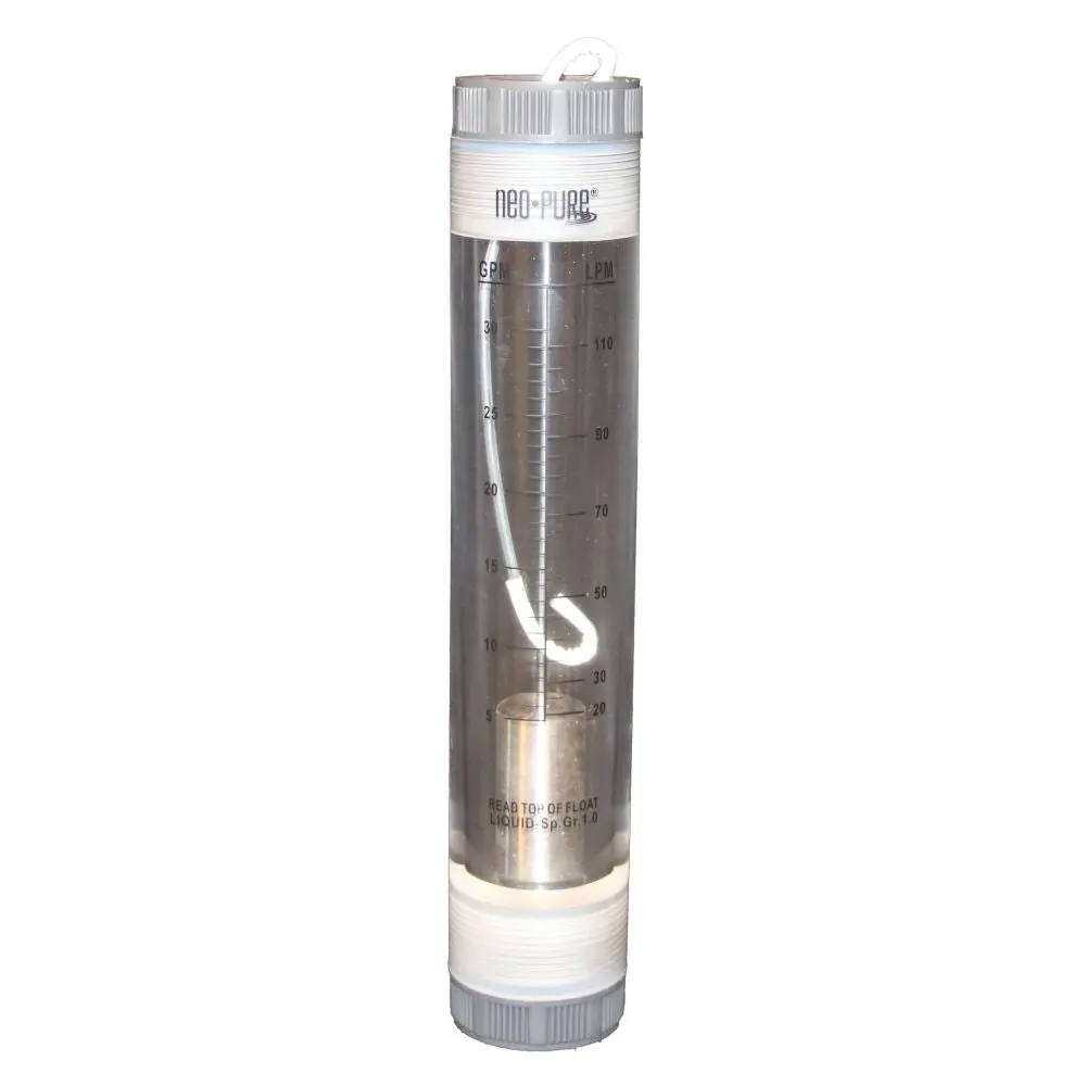 Neo-Pure Inline Flowmeter 5-30Gpm 1" Fnpt 1