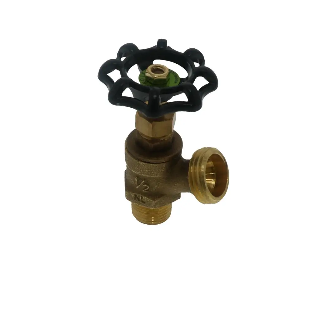 Brass Boiler Drain Full Flow With Stuffing Box Lead-Free 1/2" Mipt X Mght 2