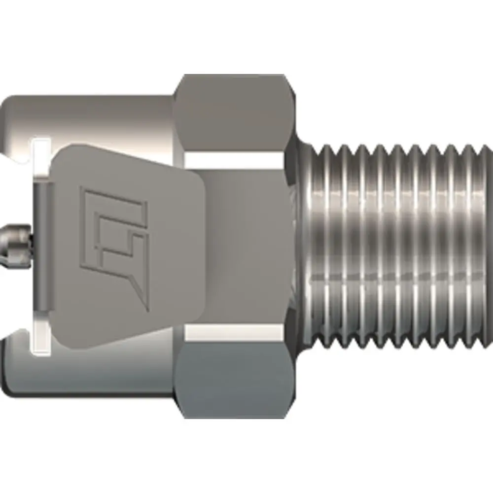 Linktech 20Cb Series Male Thread Female, Non-Valved, 1/8" Mnpt, Chrome Brass 1