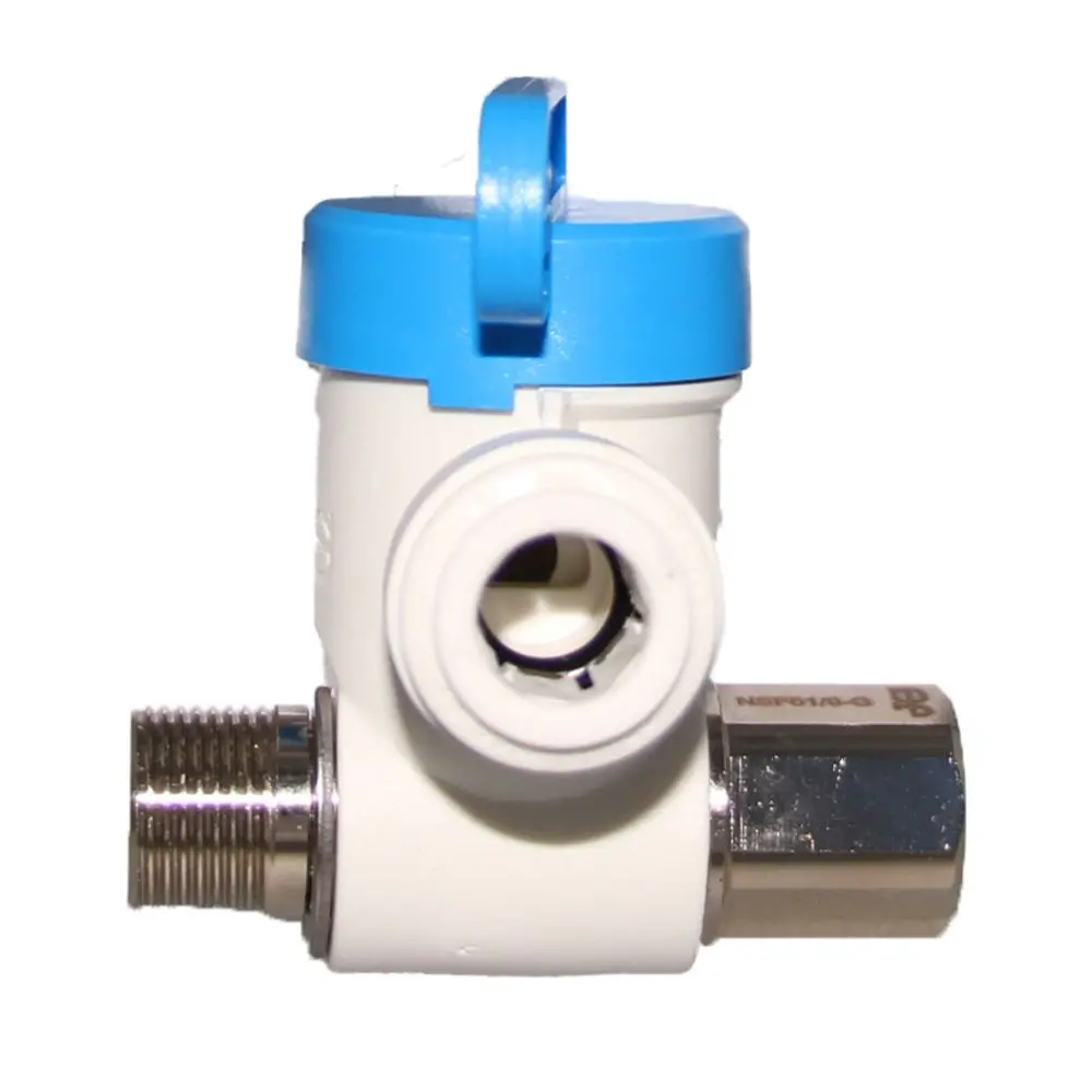John Guest Angle Stop Adapter Valve Lead-Free - 3/8 X 3/8 X 3/8 1